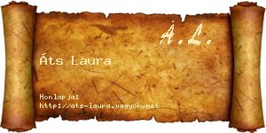 Áts Laura névjegykártya